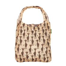 Load image into Gallery viewer, Beige Giraffes Shopper
