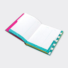Load image into Gallery viewer, Teal &amp; Gold Floral Address Book
