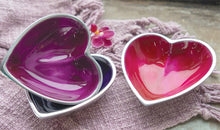 Load image into Gallery viewer, Mini Recycled Aluminium Heart Dish - Various Colours
