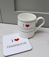 Load image into Gallery viewer, I Heart Teddington Coaster