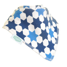 Load image into Gallery viewer, Moroccan Blue Stars Dribble Bib