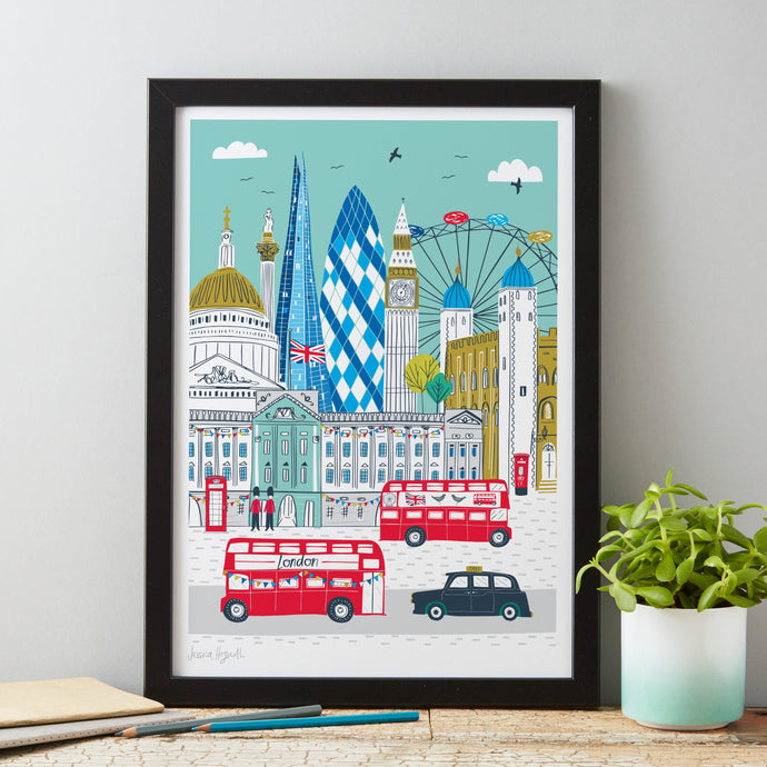 Jessica-Hogarth-London-skyline-print-A3-print