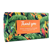 Load image into Gallery viewer, Zesty Lemon and Orange Thank You Soap