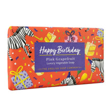 Load image into Gallery viewer, Pink Grapefruit Happy Birthday Soap