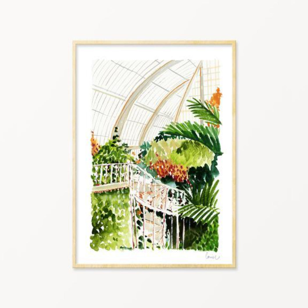 Palm House Interior Art Print