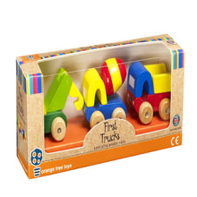 Load image into Gallery viewer, First Wooden Truck Toys
