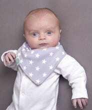 Load image into Gallery viewer, Grey Star Dribble Bib