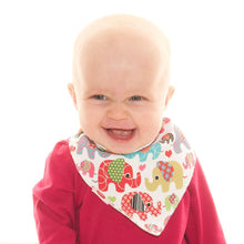 Load image into Gallery viewer, Ethnic Elephants Dribble Bib