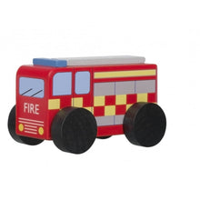 Load image into Gallery viewer, Wooden Fire Engine