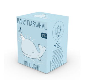 Blue Narwhal LED Nightlight - Mini