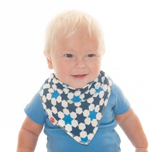 Load image into Gallery viewer, Moroccan Blue Stars Dribble Bib