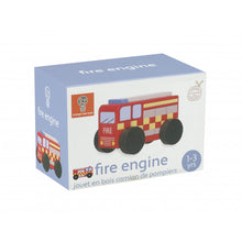 Load image into Gallery viewer, Wooden Fire Engine
