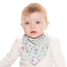 Load image into Gallery viewer, Blue Rose Dribble Bib