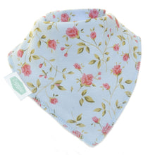 Load image into Gallery viewer, Blue Rose Dribble Bib
