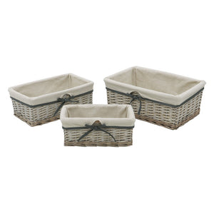 Rectangular Willow Storage Basket