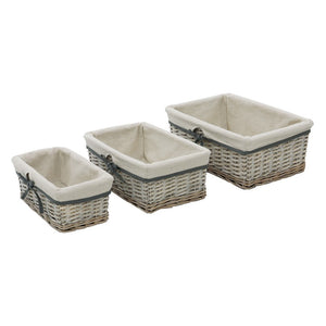 Rectangular Willow Storage Basket