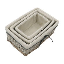 Load image into Gallery viewer, Rectangular Willow Storage Basket
