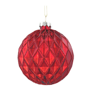 Red Harlequin Bauble