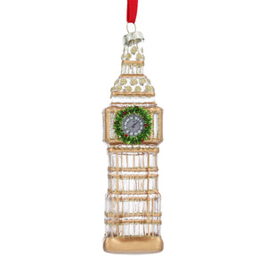 Gold/Clear Glass Big Ben Dec