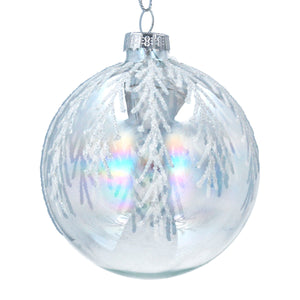 Silver Sparkling Twigs Bauble