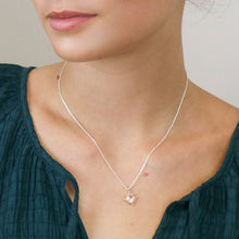 Load image into Gallery viewer, Gold Multi Point Crystal Inset Star &amp; Silver Plated Necklace
