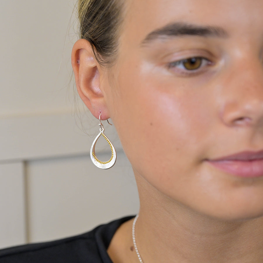 Twist Teardrop Earrings