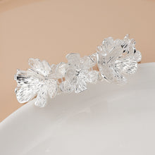 Load image into Gallery viewer, Silver Plated Floral Bloom Bracelet
