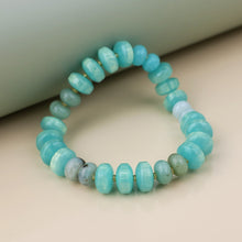 Load image into Gallery viewer, Green Stone Mixed Bead Bracelet

