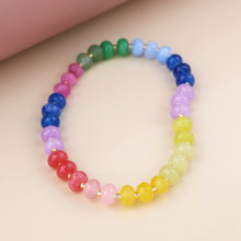 Load image into Gallery viewer, Fine Rainbow Beaded Bracelet
