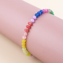 Load image into Gallery viewer, Fine Rainbow Beaded Bracelet
