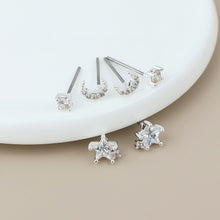Load image into Gallery viewer, Aurora Earrings Set-Silver Plated
