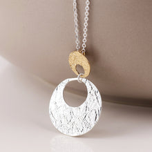 Load image into Gallery viewer, Eclipse Pendant Necklace - Mixed Metal
