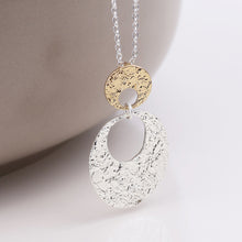 Load image into Gallery viewer, Eclipse Pendant Necklace - Mixed Metal
