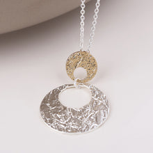 Load image into Gallery viewer, Eclipse Pendant Necklace - Mixed Metal
