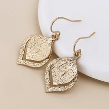 Load image into Gallery viewer, Halo Drop Earrings - Worn Gold
