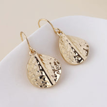Load image into Gallery viewer, Ivy Twist Drop Earrings - Imitation Gold Plate
