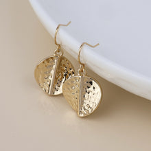 Load image into Gallery viewer, Ivy Twist Drop Earrings - Imitation Gold Plate
