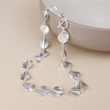 Load image into Gallery viewer, Ivy Twist Necklace - Silver Plate
