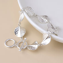Load image into Gallery viewer, Ivy Twist Bracelet - Silver Plate
