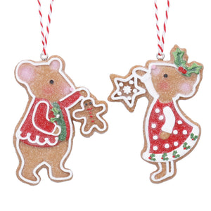 Resin Holly & Alfie Dressed Mouse Dec