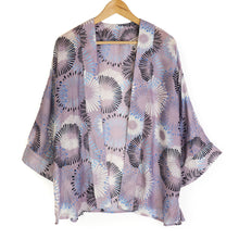 Load image into Gallery viewer, Lilac Mix Sunburst Flower Modal Kimono
