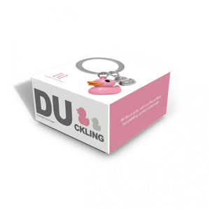 Pink Double Duck Keyring