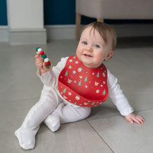 Load image into Gallery viewer, Silicone Bib -Christmas
