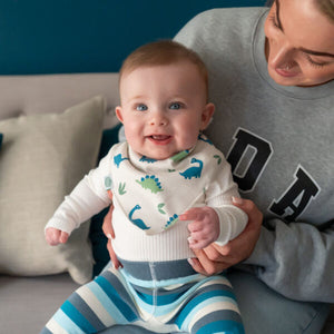 Dino Print Bib