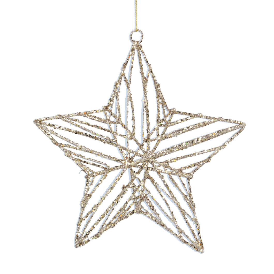 Gold Wire Star Dec