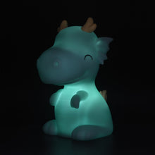 Load image into Gallery viewer, Blue Dragon with Yellow Horns LED Nightlight - Mini
