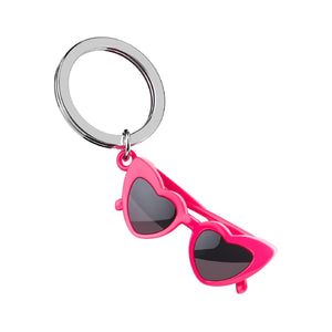 Pink Sunglasses Keyring