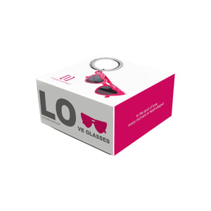 Pink Sunglasses Keyring