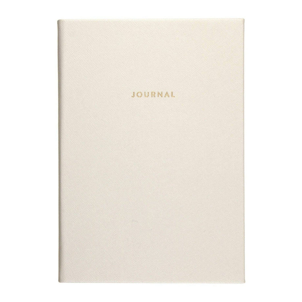 A5 Journal Notebook White