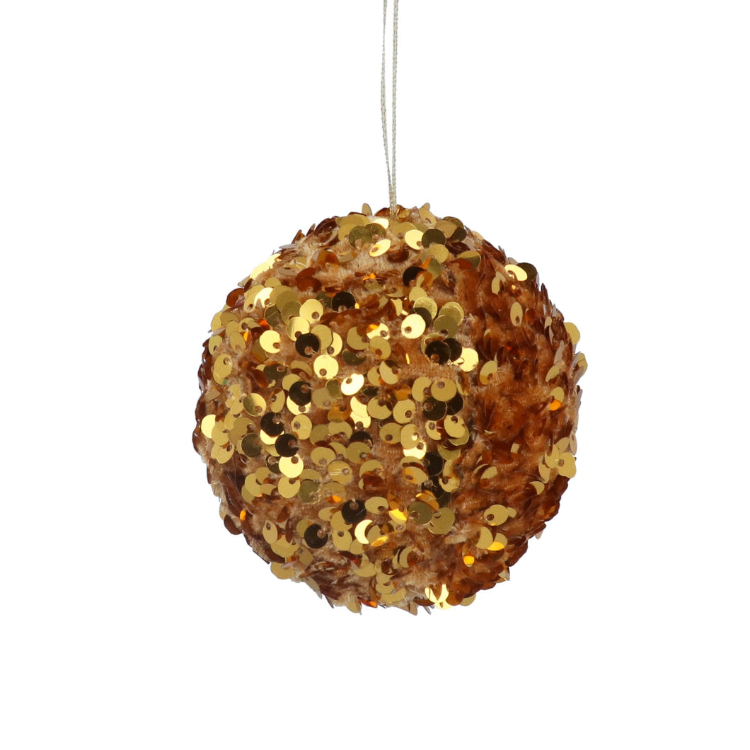 Gold Sequin Bauble